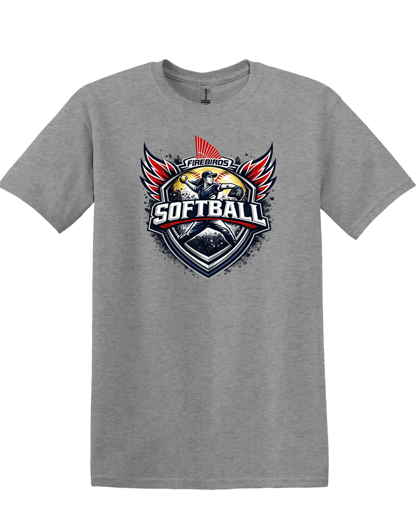 QC Firebirds Power Pitch Crest Apparel