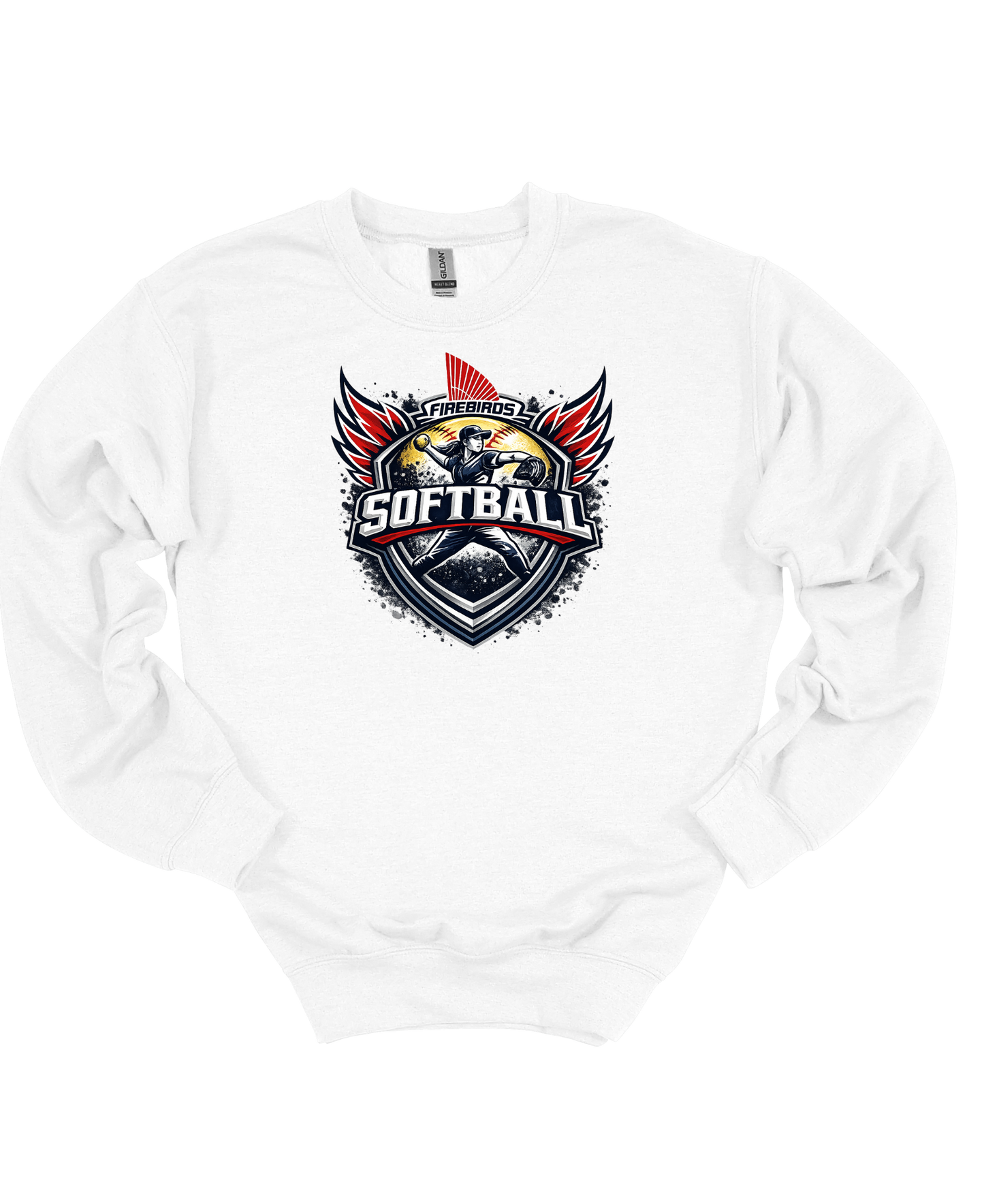 QC Firebirds Power Pitch Crest Apparel