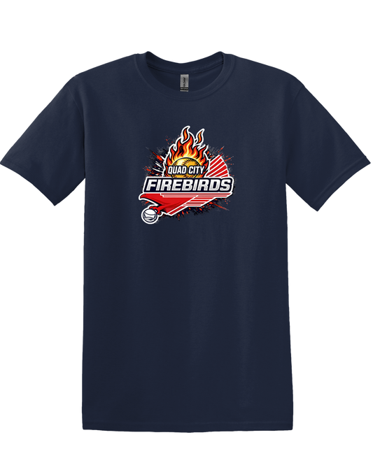 QC Firebirds Impact Flame Logo Apparel