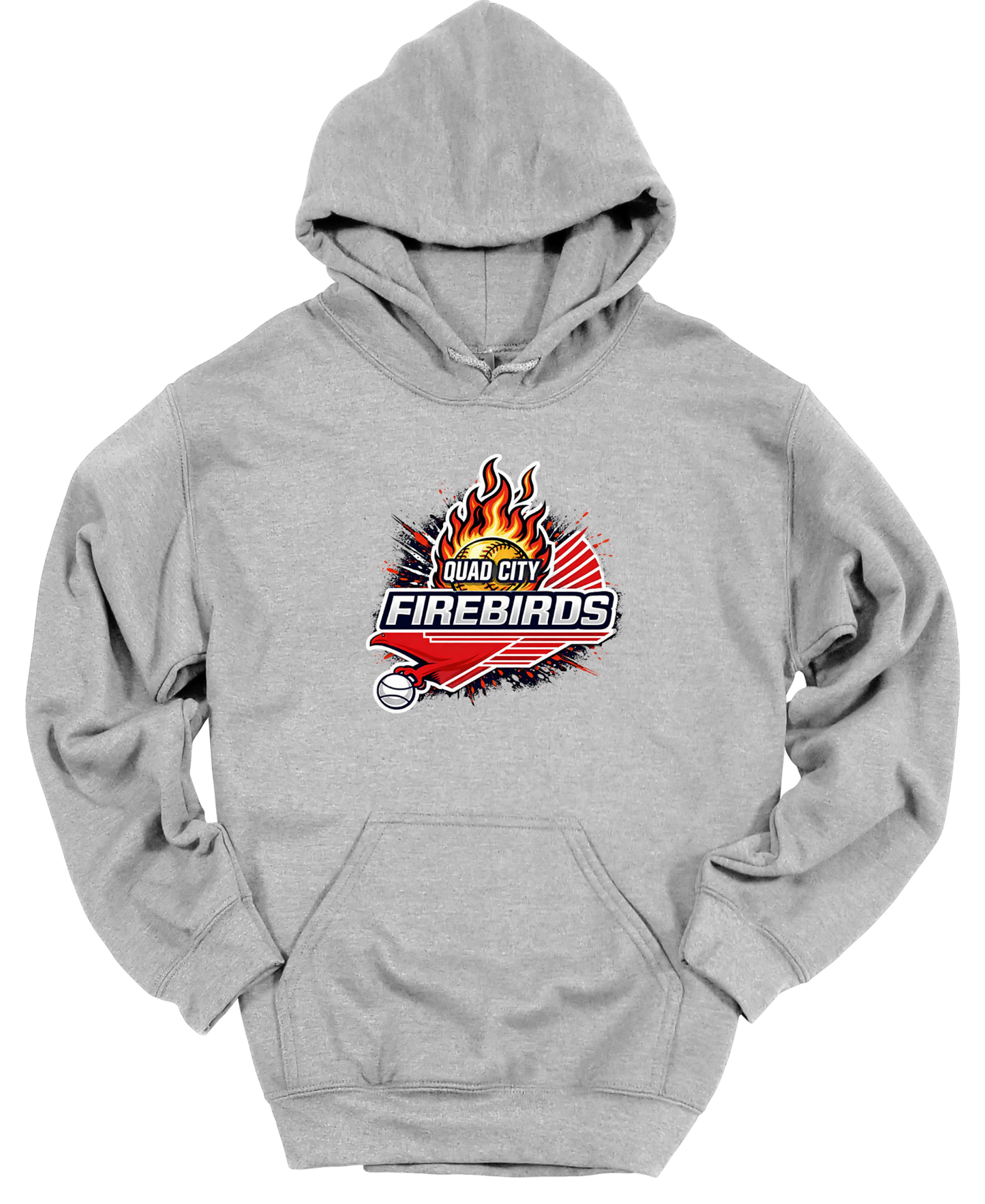 QC Firebirds Impact Flame Logo Apparel