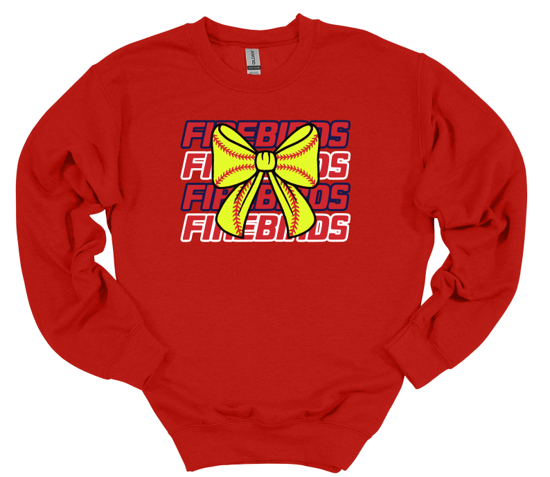 QC Firebirds Softball Bow Apparel